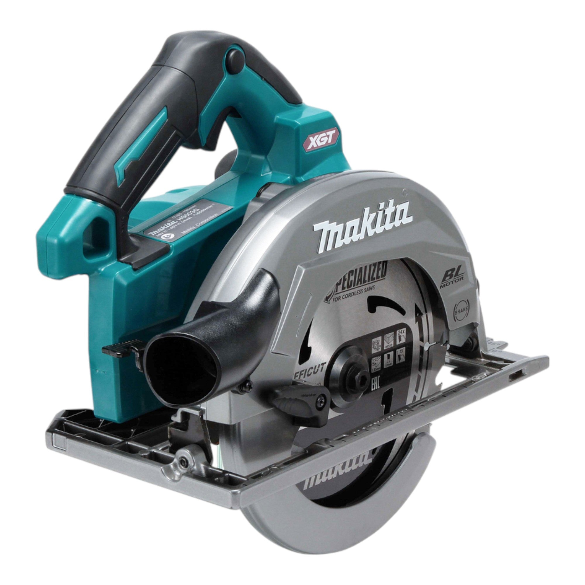 Makita HS 003 GD201 Akku Handkreissaege 40 V max 190 mm Brushless 2x Akku 2 5 Ah Ladegeraet Makpac 4 - toolbrothers