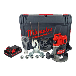 Milwaukee M18 FR12-301X Akku Oberfräse 18 V 6,0 mm - 1/2" Brushless + 1x Akku 3,0 Ah + HD Box - ohne Ladegerät