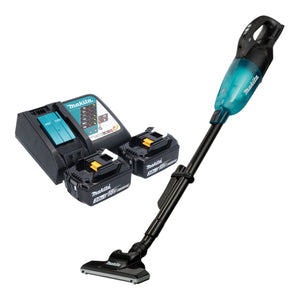 Makita DCL 284 FRF2B Akku Staubsauger 18 V 0,73 l Schwarz Brushless + 2x Akku 3,0 Ah + Ladegerät