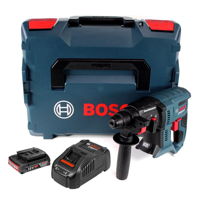 Bosch GBH 18 V-20 Akku Kombihammer 18V 1,7J SDS plus + 1x Akku 2,0Ah + Schnellladegerät + L-BOXX - Toolbrothers