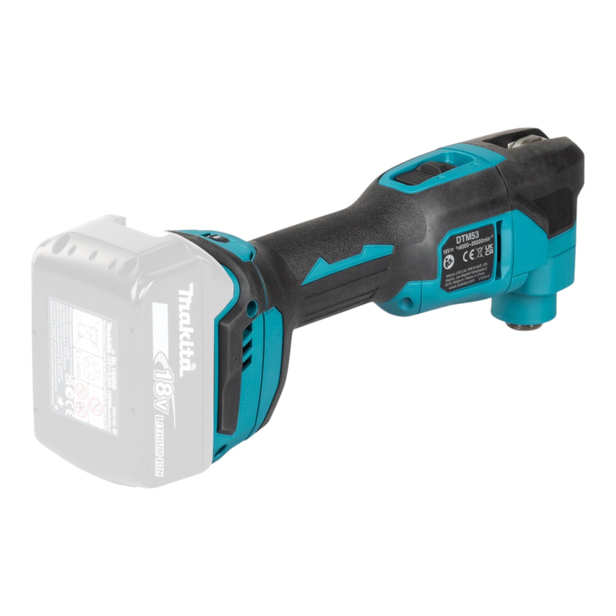 Makita DTM 53 SM Akku Multifunktionswerkzeug 18 V OIS Starlock Brushless 2x Akku 4 0 Ah Ladegeraet 3 - toolbrothers