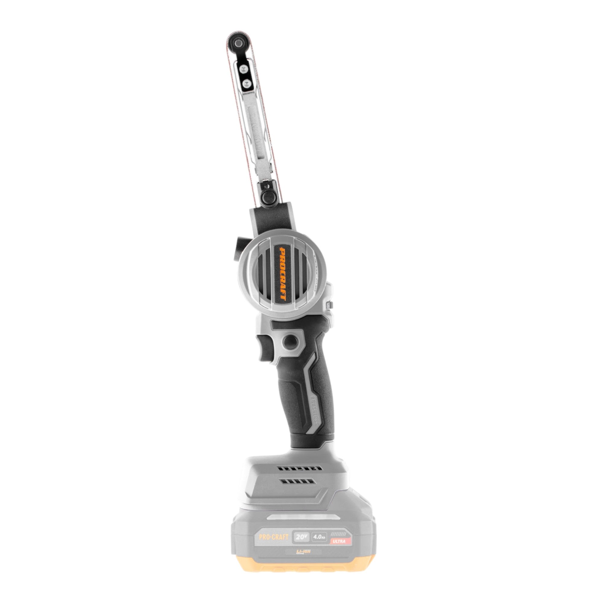 ProCraft Industrial PFA20A BB Akku Bandfeile 20 V 13 x 457 mm Brushless 1x Akku 4 0 Ah Ladegeraet 2 - toolbrothers