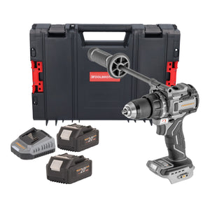 ProCraft Industrial CD20C-BB Akku Schlagbohrschrauber 20 V 120 Nm Brushless + 2x Akku 4,0 Ah + Ladegerät + RHINO Toolcase