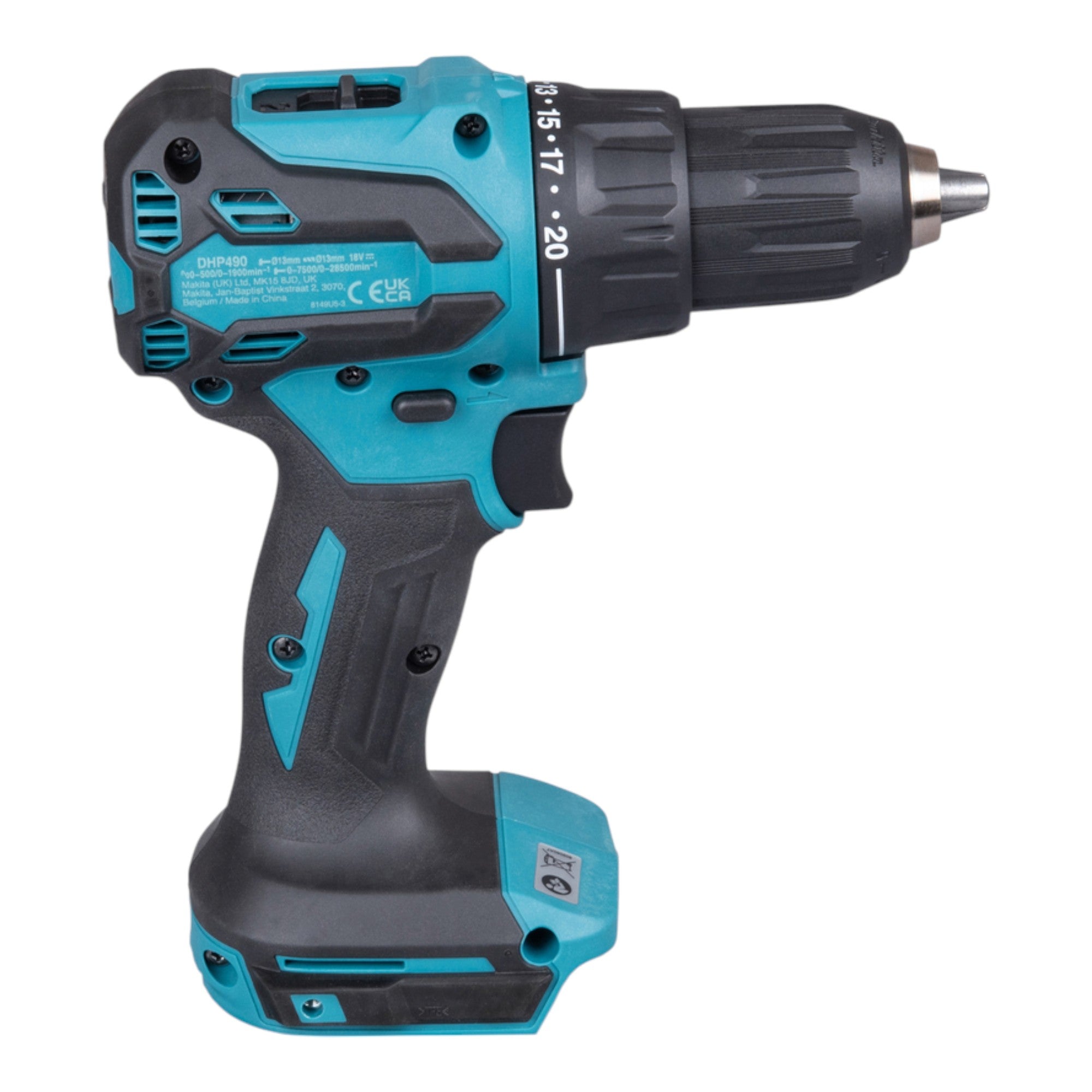 Makita DHP 490 ZE Akku Schlagbohrschrauber 18 V 65 Nm Brushless Koffer ohne Akku ohne Ladegeraet 4 - toolbrothers