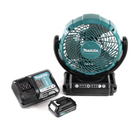 Makita CF 101 WA1 Akku Lüfter Ventilator 12V + 1x 2,0Ah Akku und Schnellladegerät - Toolbrothers