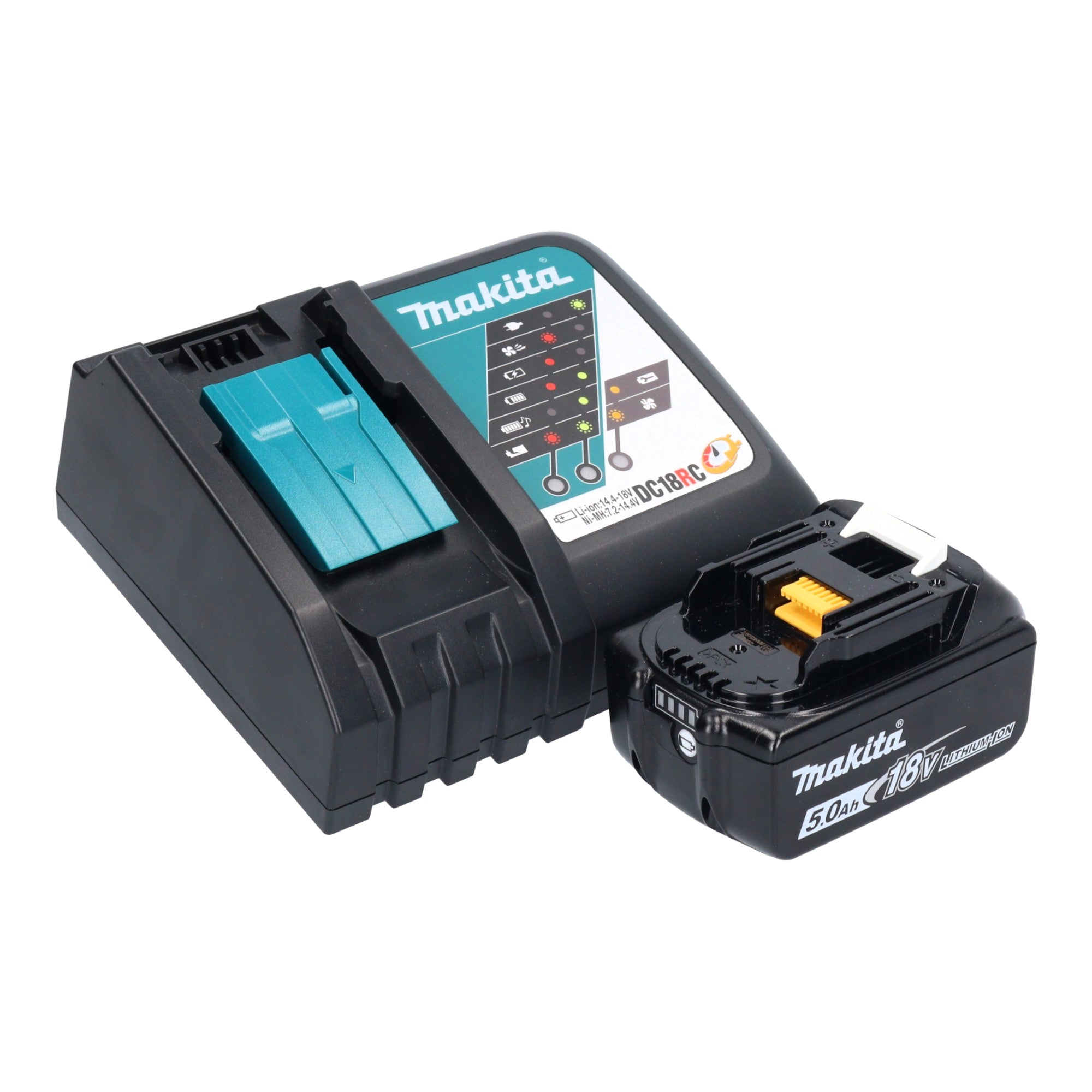 Makita DHP 483 RT1K Akku Schlagbohrschrauber 18 V 40 Nm Brushless 1x Akku 5 0 Ah Ladegeraet Koffer 4 - toolbrothers