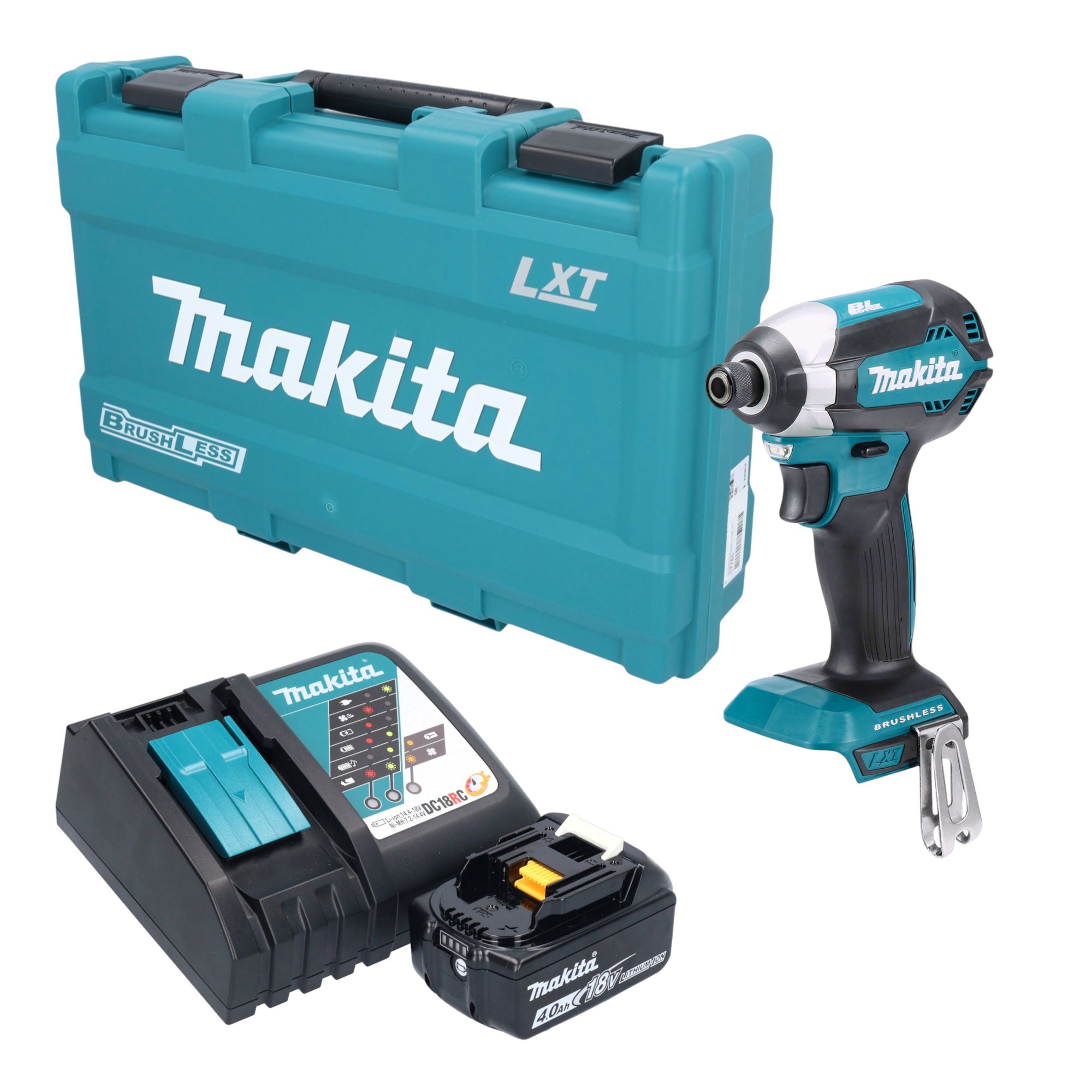 Makita DTD 153 RM1K Akku Schlagschrauber 18 V 170 Nm 1 4 Brushless 1x Akku 4 0 Ah Ladegeraet Koffer 0 - toolbrothers