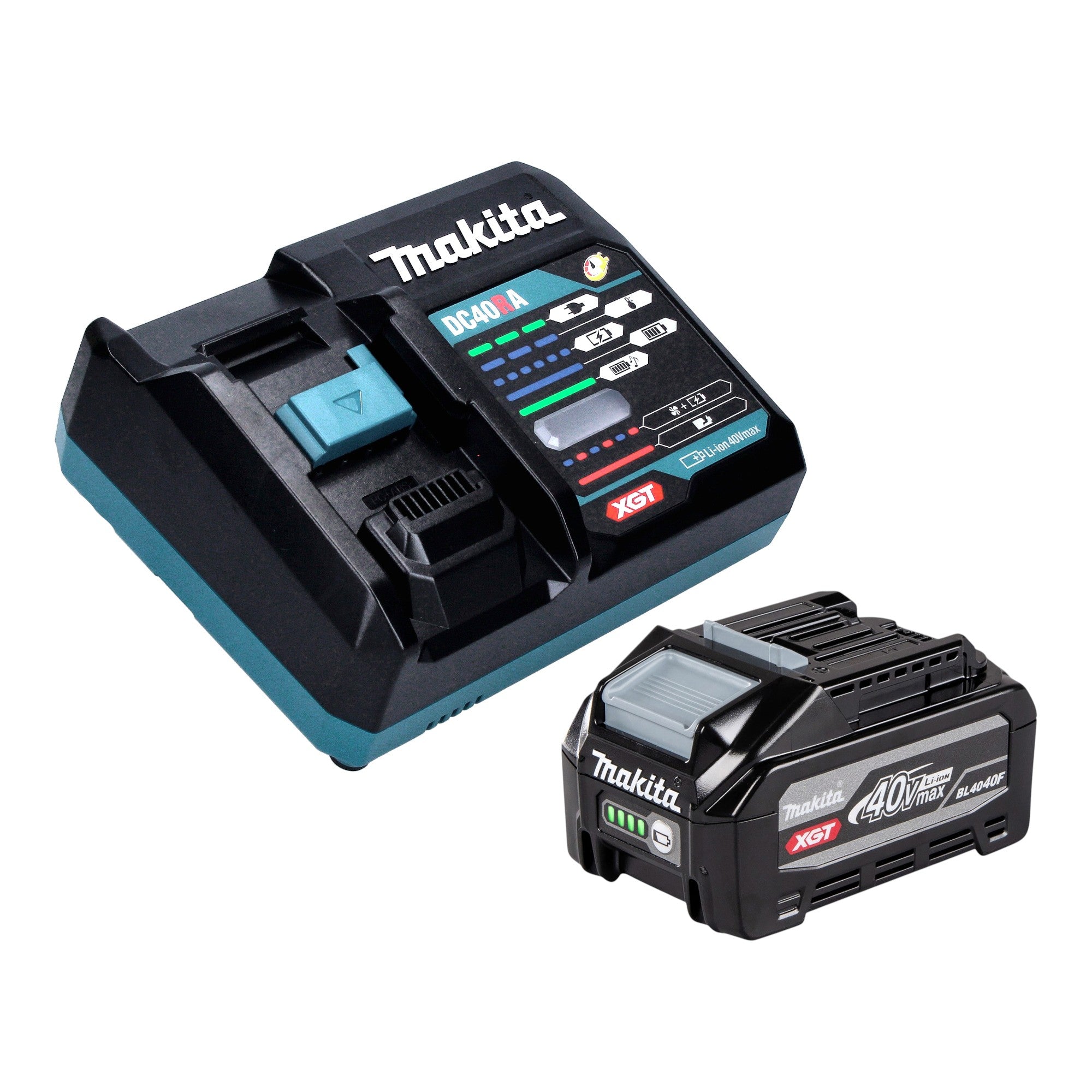 Makita HG 001 GU101 Akku Heissluftgeblaese 40 V max 600 C 1x Akku 4 0 Ah Ladegeraet Koffer 3 - toolbrothers
