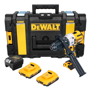 DeWalt DCD 996 D2 Akku Schlagbohrschrauber 18 V 95 Nm Brushless + 2x Akku 2,0 Ah + Ladegerät + Tough Box