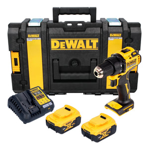 DeWalt DCD 708 P2 Akku Bohrschrauber 18 V 65 Nm Brushless + 2x Akku 5,0 Ah + Ladegerät + Tough Box