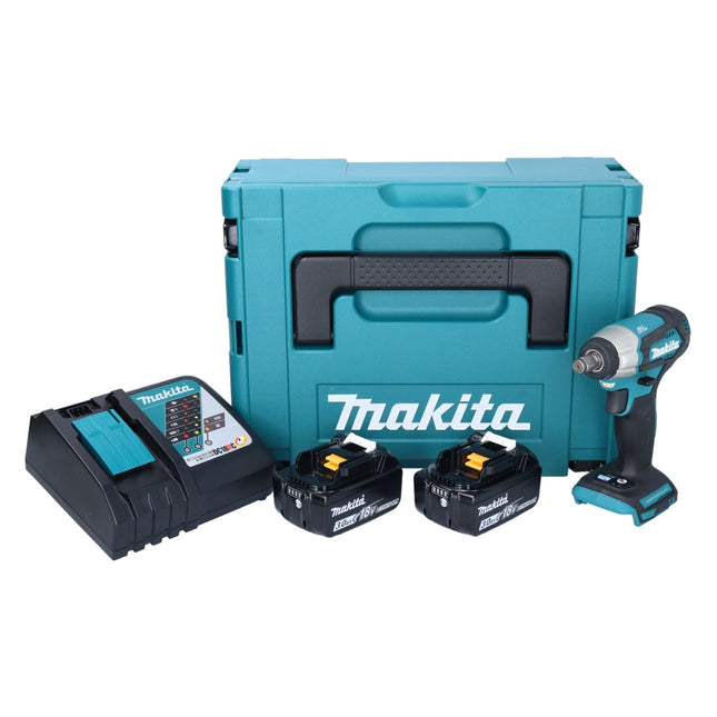Makita DTW 181 RFJ Akku Schlagschrauber 18 V 210 Nm 1/2" Brushless + 2x Akku 3,0 Ah + Ladegerät + Makpac - Toolbrothers