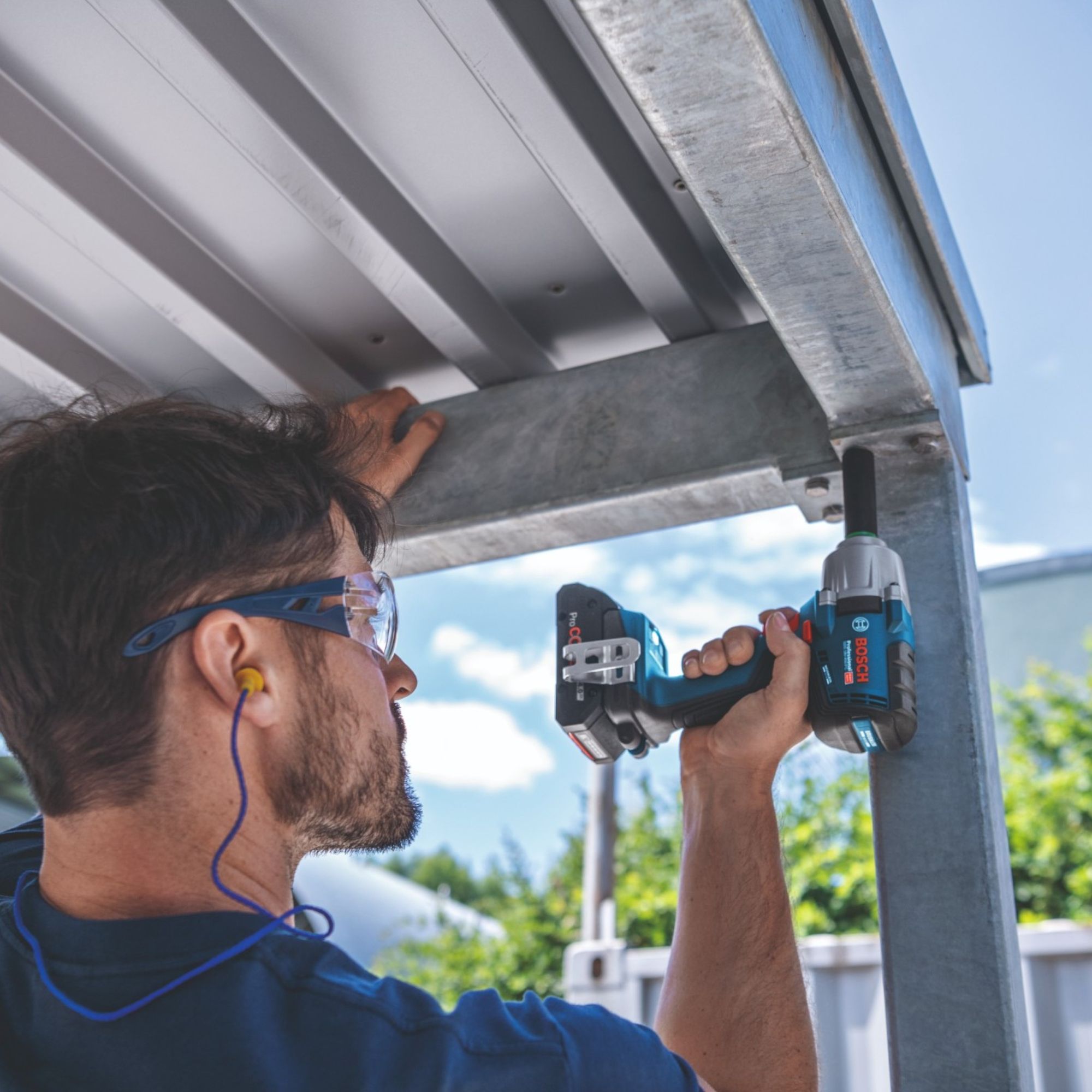 Bosch GDS 18V 450 PC Professional Akku Schlagschrauber 18 V 450 Nm 1 2 Brushless 1x Akku 4 0 Ah Ladegeraet 3 - toolbrothers