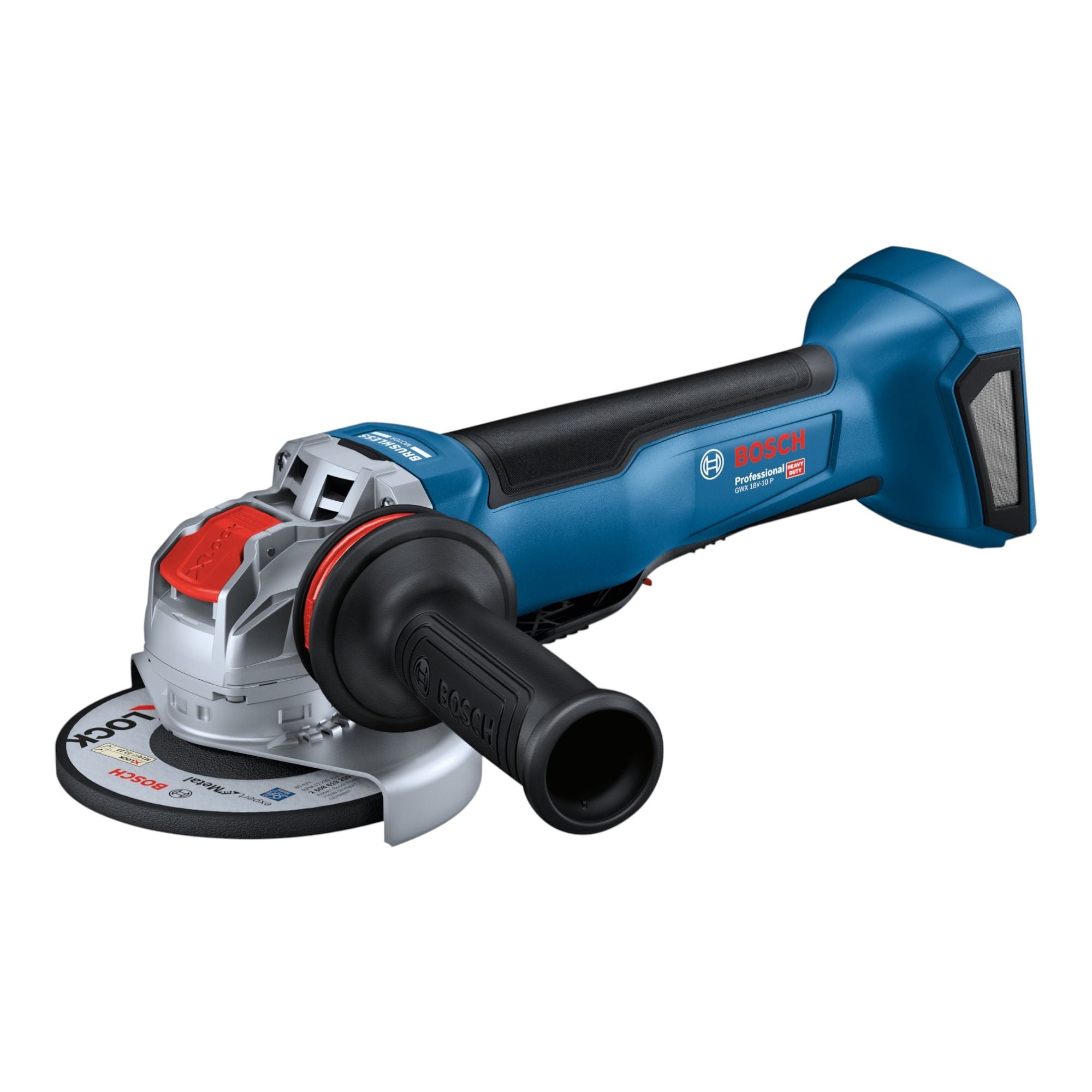 Bosch GWX 18V 10 P Professional Akku Winkelschleifer 18 V 125 mm X LOCK Brushless 2x Akku 4 0 Ah Ladegeraet L Boxx 1 - toolbrothers