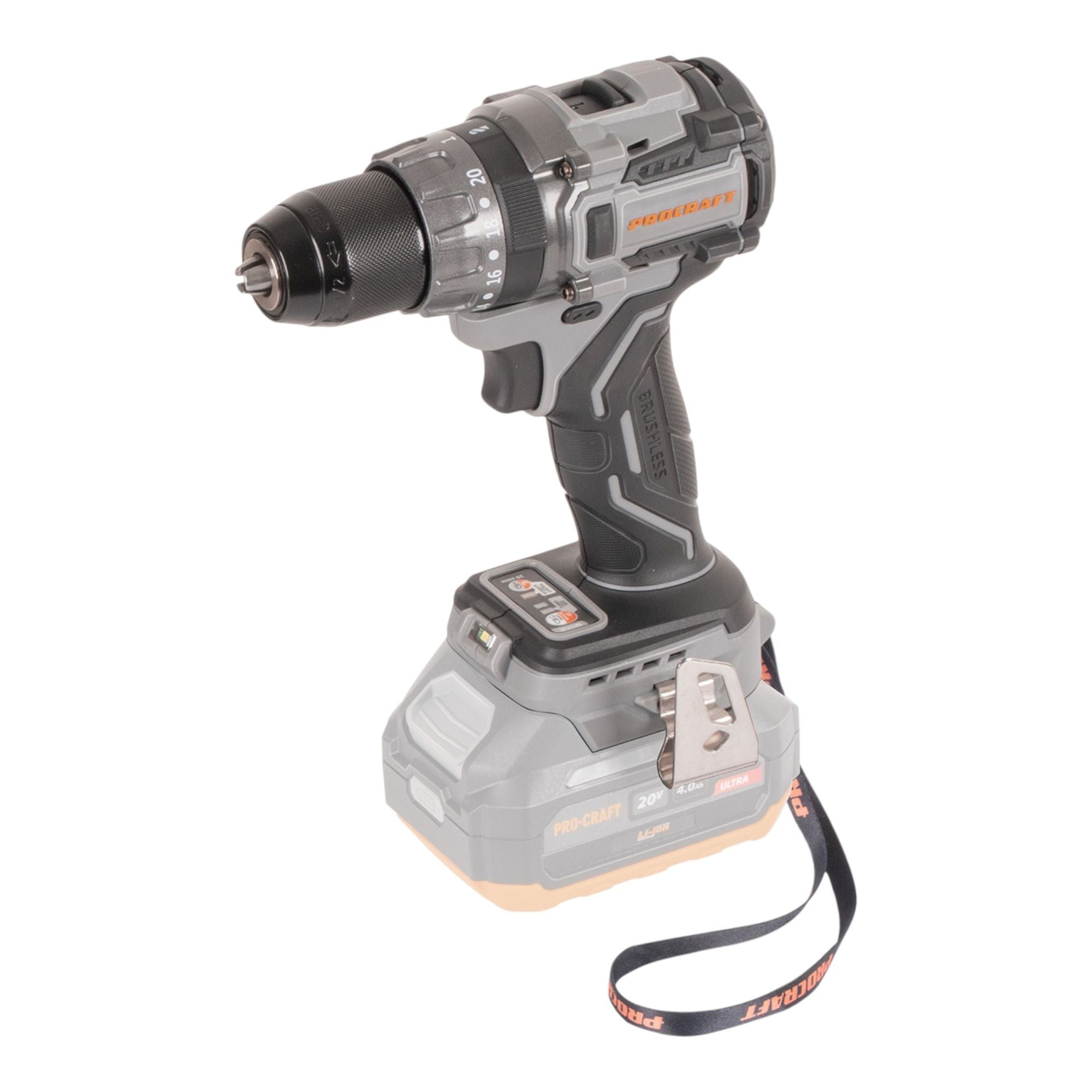 Procraft Industrial CD20Abb Akku Schlagbohrschrauber 20 V 85 Nm 2x Akku 4 0 Ah Ladegeraet 1 - toolbrothers