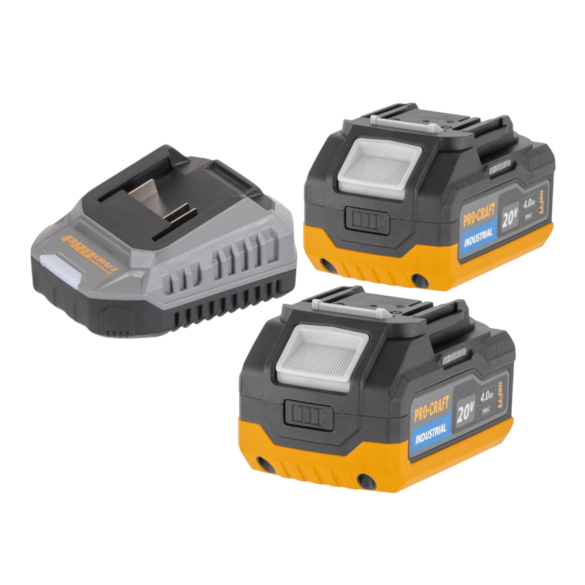 Procraft Industrial CD20Abb Akku Schlagbohrschrauber 20 V 85 Nm 2x Akku 4 0 Ah Ladegeraet RHINO Toolcase 4 - toolbrothers