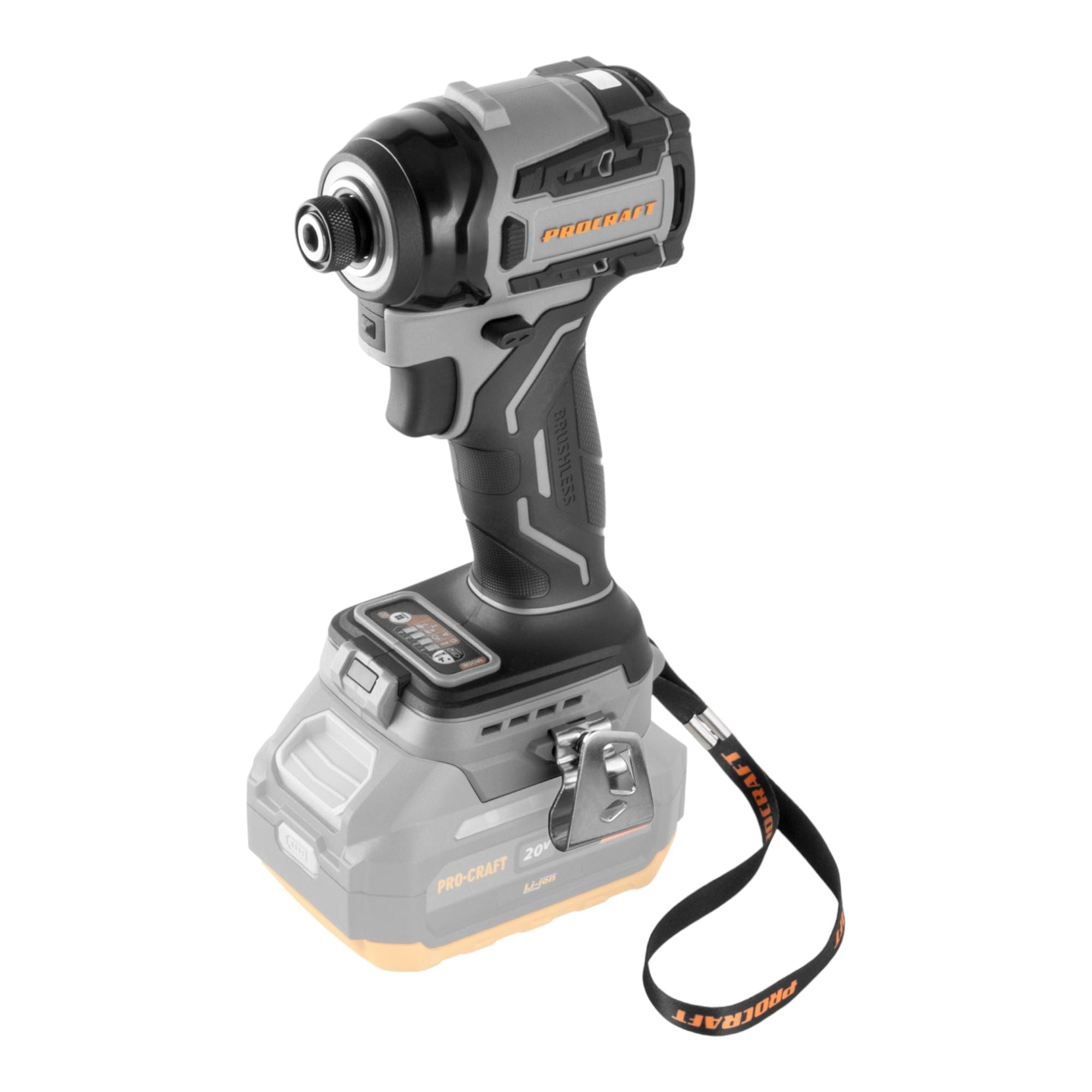 Procraft Industrial ID20Abb Akku Schlagschrauber 20 V 180 Nm 1 4 2x Akku 4 0 Ah Ladegeraet RHINO Toolcase 1 - toolbrothers