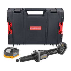 Procraft Industrial DG20A-BB Akku Geradschleifer 20 V 6 mm Brushless + 1x Akku 4,0 Ah + RHINO Toolcase - ohne Ladegerät