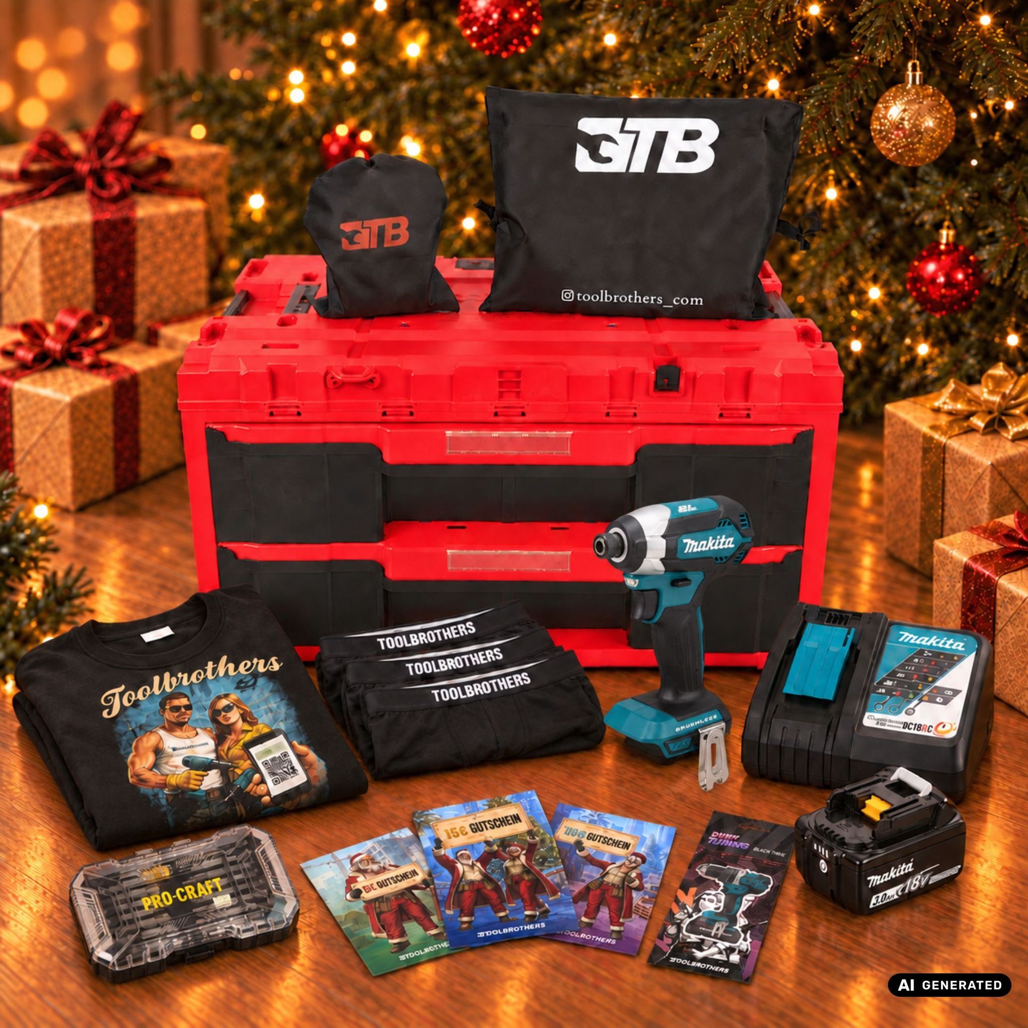 Toolbrothers Powertools Adventskalender 2026 Makita DTD153Z Edition Gr XL 0 - toolbrothers
