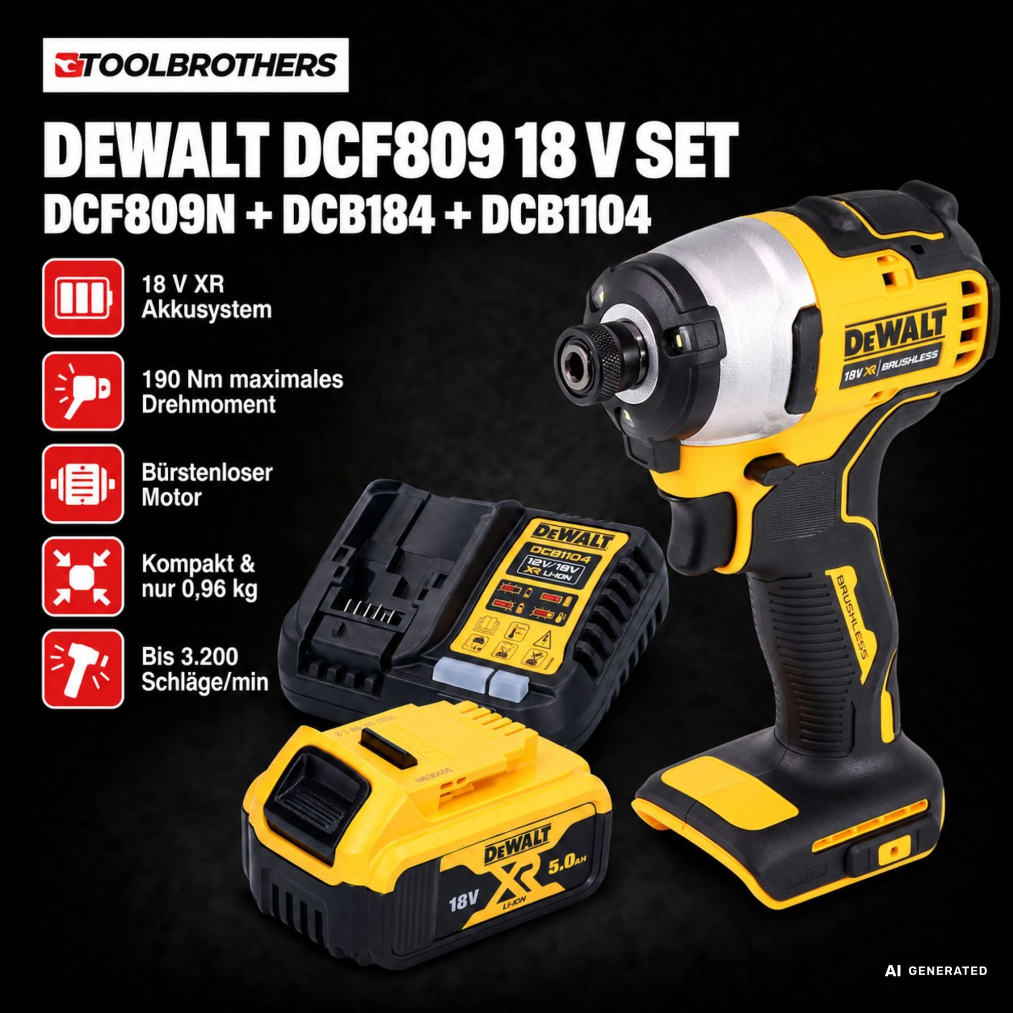 Toolbrothers Powertools Kalender 2026 DeWalt DCF809N Edition Gr XL 1 - toolbrothers