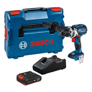 Bosch GSR 18V-110 C Professional Akku Bohrschrauber 18 V 110 Nm Brushless + 1x Akku 2,0 Ah + Ladegerät + L-Boxx