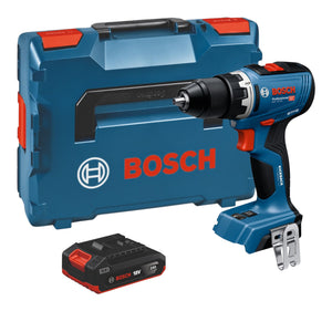 Bosch GSR 18V-65 Professional Akku Bohrschrauber 18 V 63 Nm Brushless + 1x Akku 2,0 Ah + L-Boxx - ohne Ladegerät