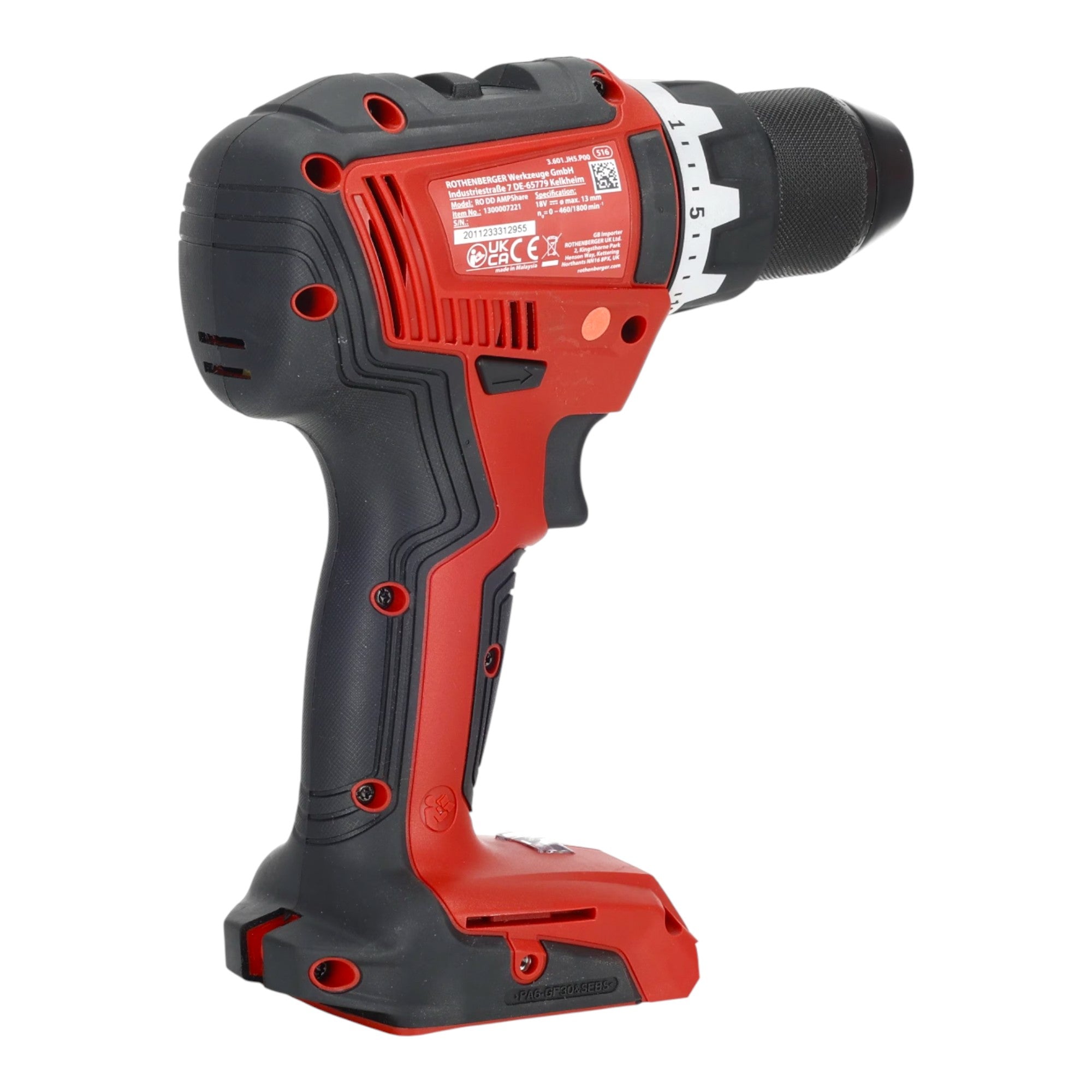 Rothenberger RO DD55 Akku Bohrschrauber 18 V 55 Nm Brushless AMPShare 2x Akku 2 0 Ah Ladegeraet 2 - toolbrothers