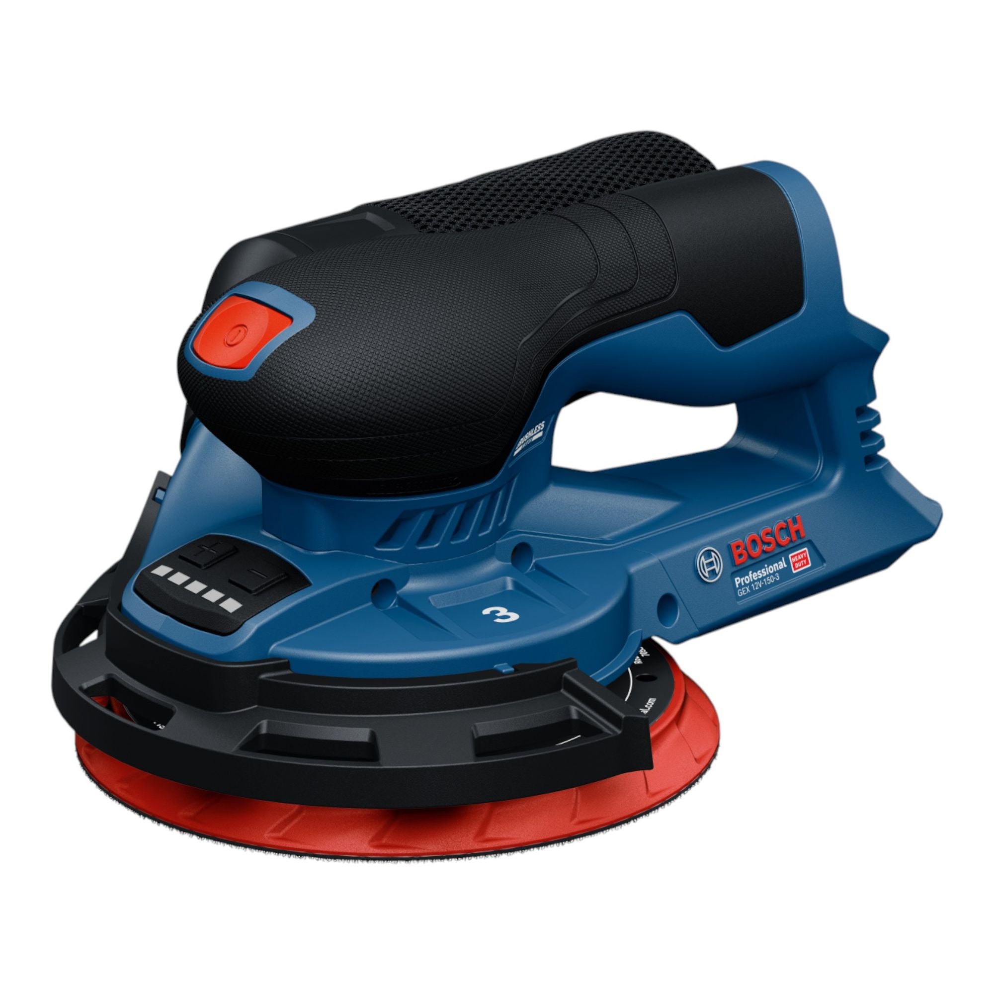 Bosch GEX 12V 150 3 Professional Akku Exzenterschleifer 12 V 150 mm Brushless 1x Akku 6 0 Ah ohne Ladegeraet 1 - toolbrothers