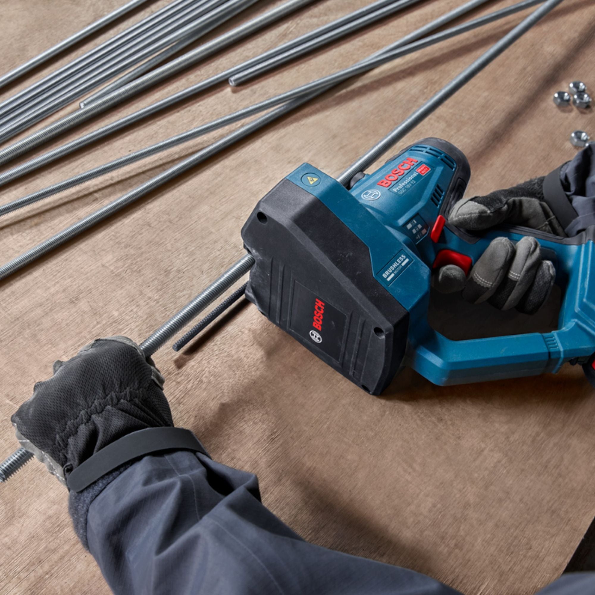 Bosch GGC 18V 12 Professional Akku Gewindestangenschneider 18 V M12 1x ProCORE Akku 4 0 Ah Ladegeraet 3 - toolbrothers