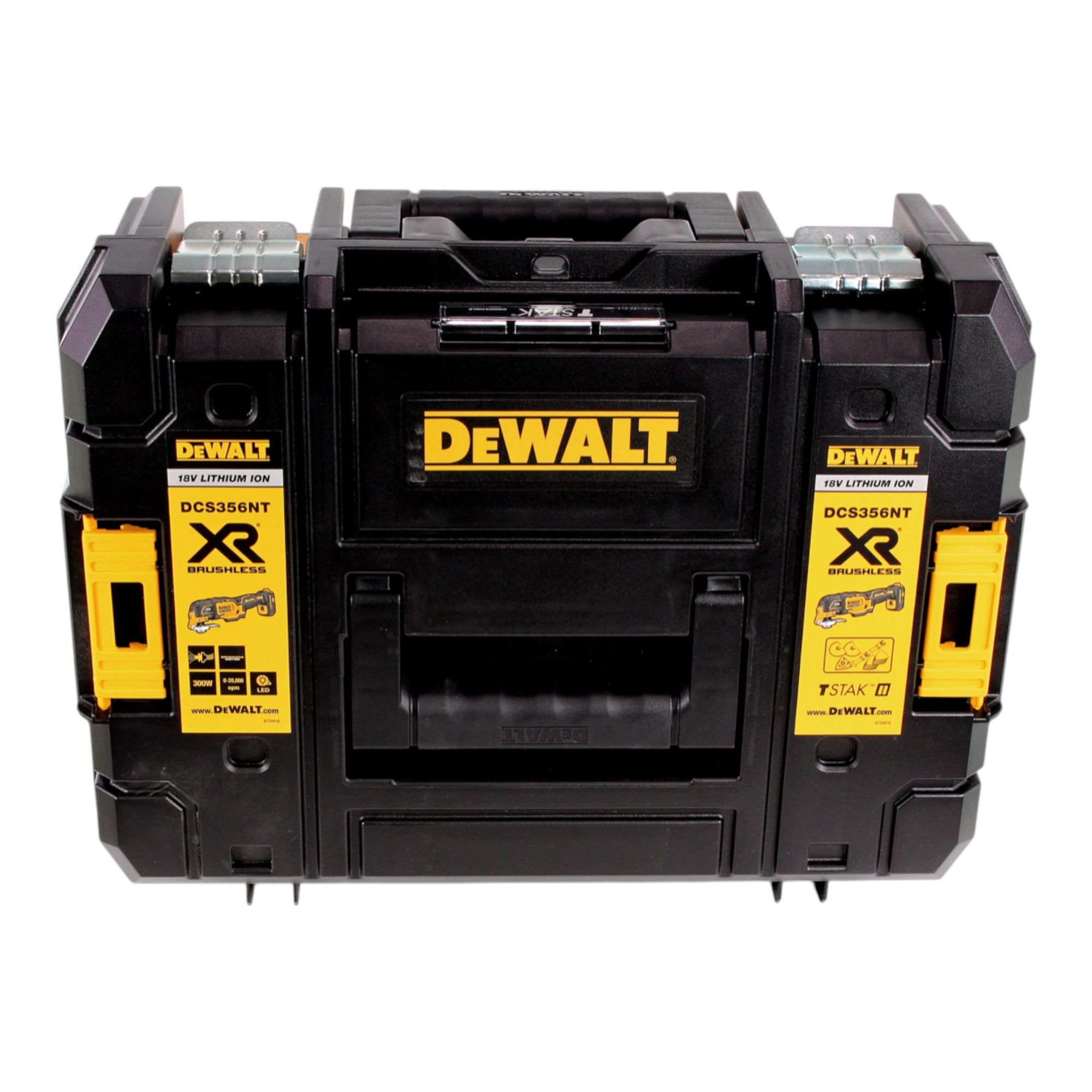 DeWalt DCS 356 D2T Akku Multitool 18 V Brushless 2x Akku 2 0 Ah Ladegeraet 20 tlg Zubehoer TSTAK 2 - toolbrothers