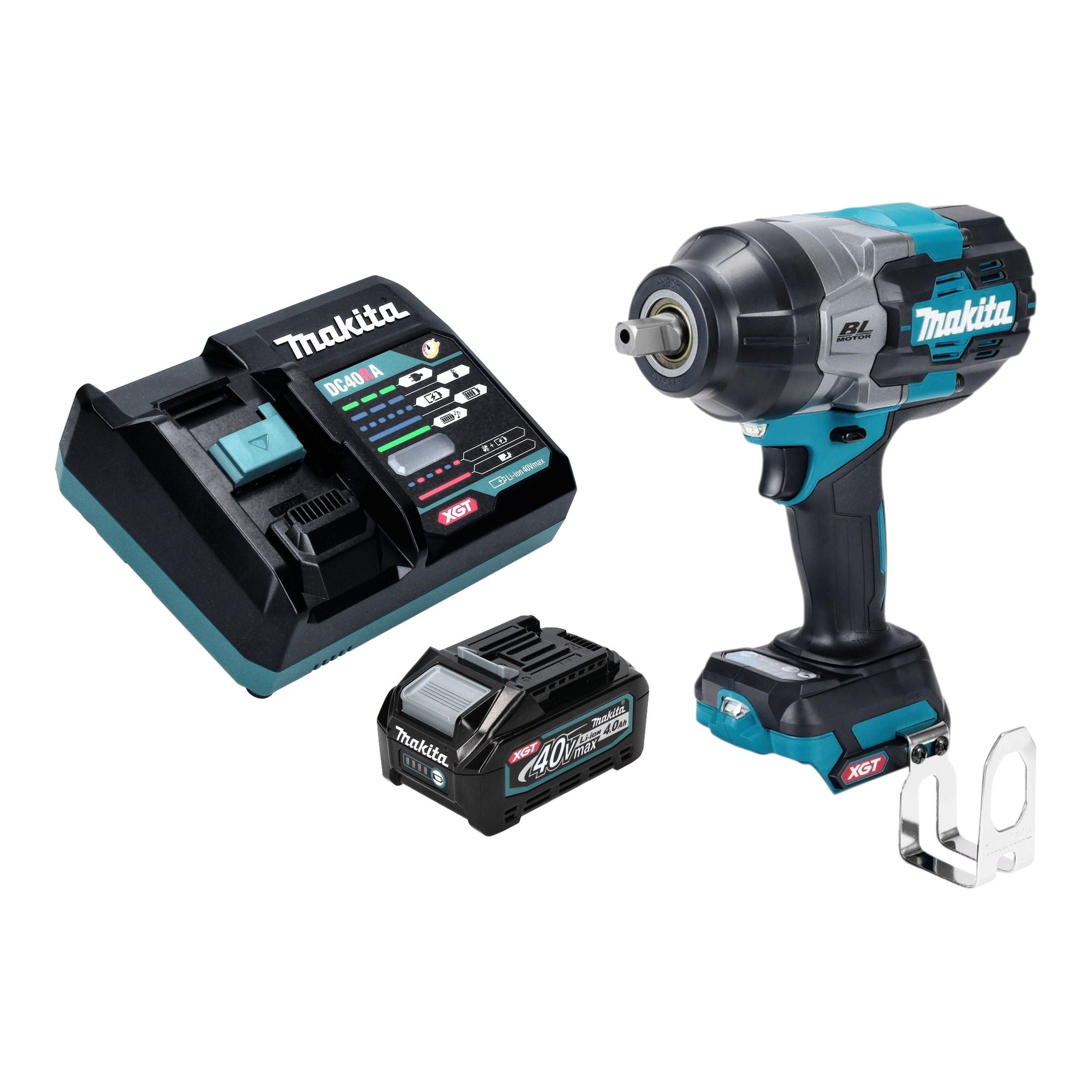 Makita TW 003 GM101 Akku Schlagschrauber 40 V max 1360 Nm 1 2 Brushless 1x Akku 4 0 Ah Ladegeraet 0 - toolbrothers