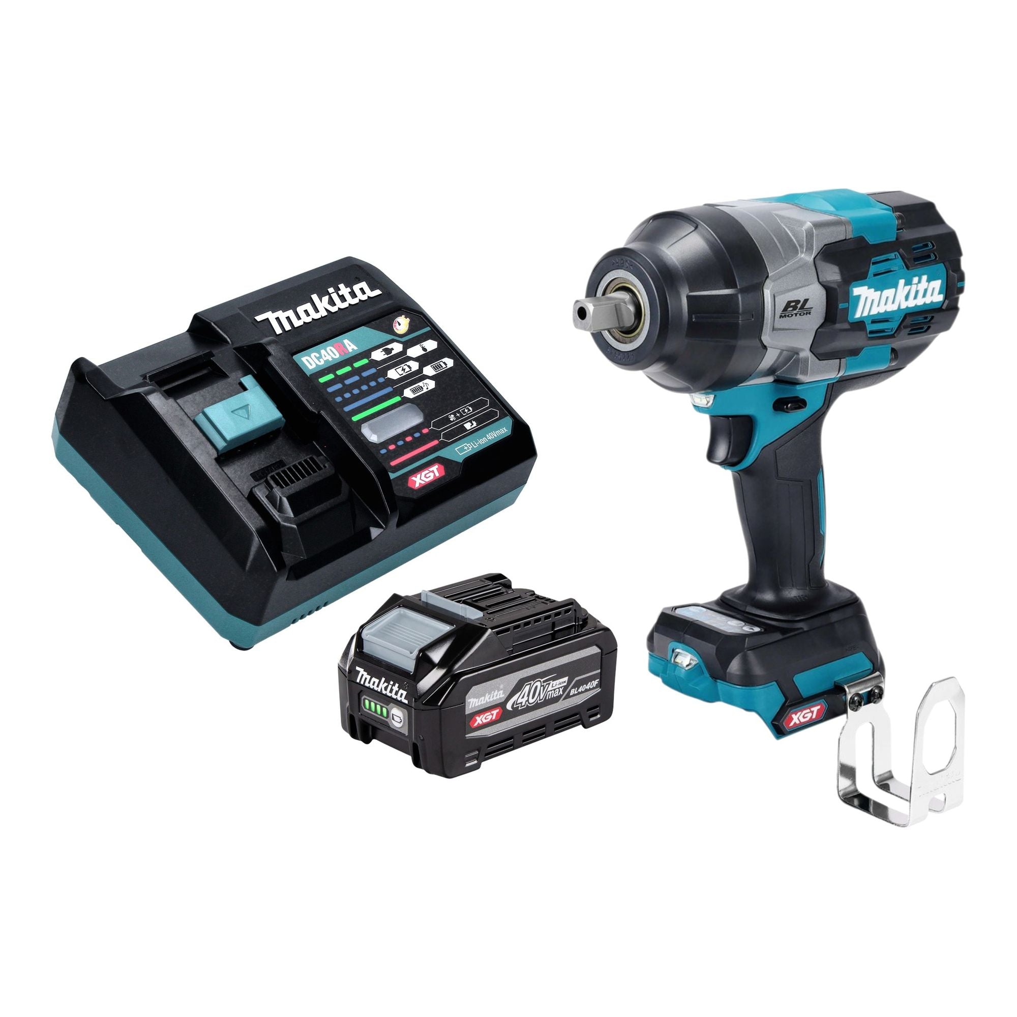 Makita TW 003 GU101 Akku Schlagschrauber 40 V max 1360 Nm 1 2 Brushless 1x Akku 4 0 Ah Ladegeraet 0 - toolbrothers