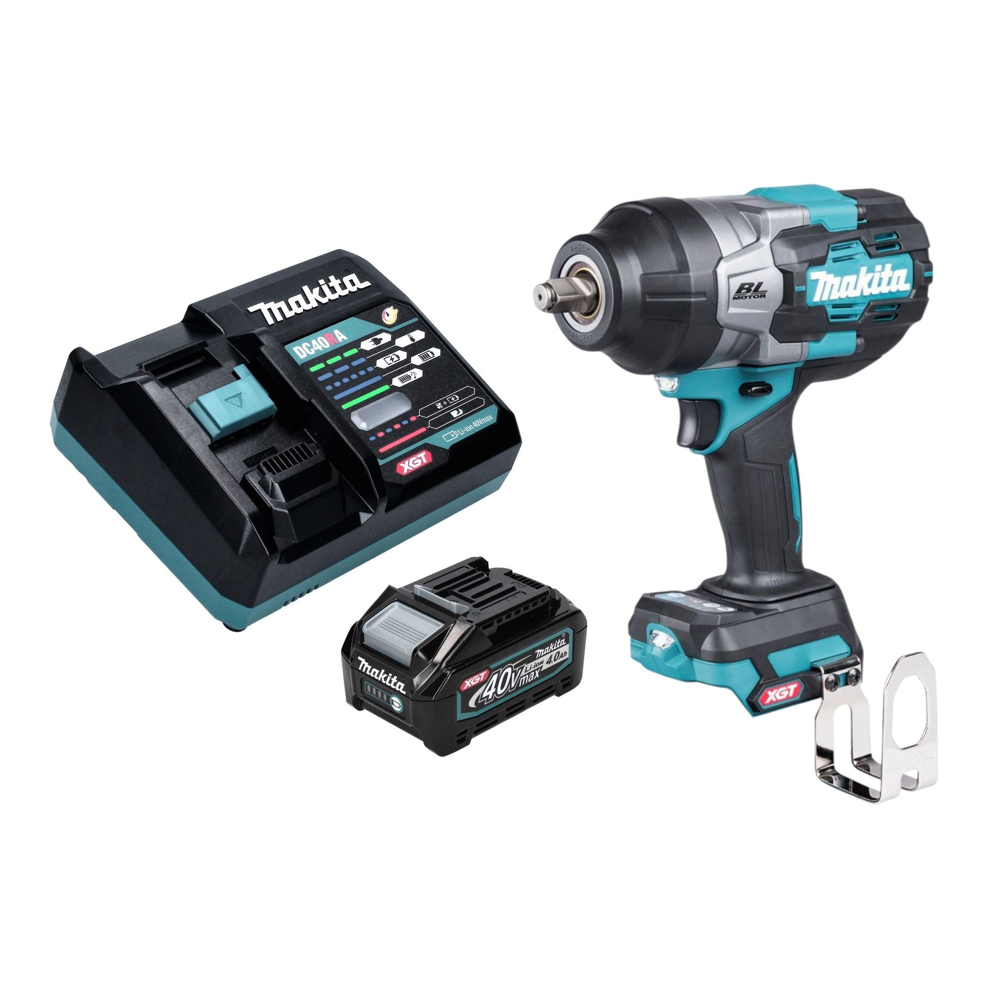 Makita TW 002 GM101 Akku Schlagschrauber 40 V max 2200 Nm 1 2 Brushless 1x Akku 4 0 Ah Ladegeraet 0 - toolbrothers