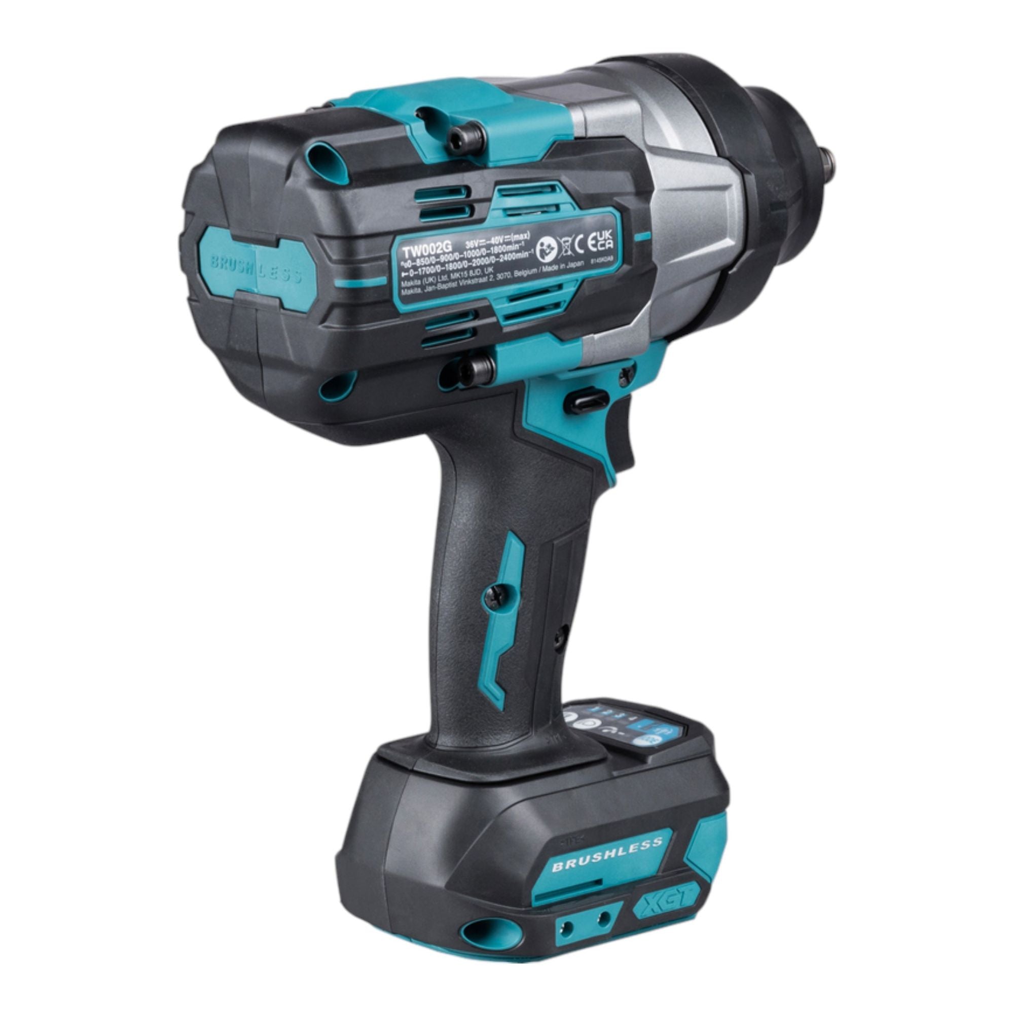 Makita TW 002 GM101 Akku Schlagschrauber 40 V max 2200 Nm 1 2 Brushless 1x Akku 4 0 Ah Ladegeraet Makpac 2 - toolbrothers