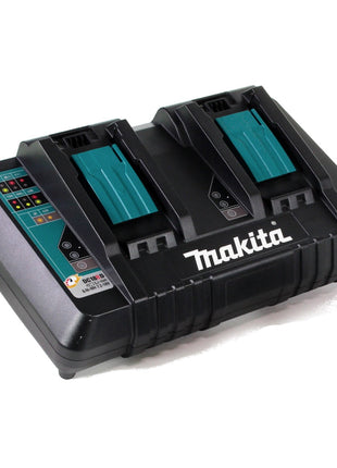 Makita DHS 782 PT2J Akku Handkreissäge 36V (2x18V) 190 mm Brushless im Makpac + 2x 5,0 Ah Akku + Doppelladegerät - Toolbrothers