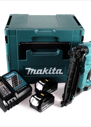 Makita DBN 600 RMJ Akku Stauchkopfnagler 18 V + 2x Akku 4,0Ah + Ladegerät + Makpac - Toolbrothers