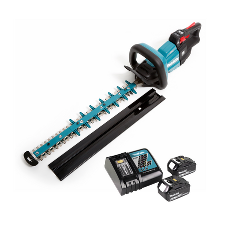 Makita DUH 502 RT Akku Heckenschere 18V 50cm + 2x Akku 5,0 Ah + Ladegerät - Toolbrothers