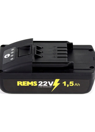 REMS Akku Set Power Pack 21,6V (22V max) mit 1x Akku 1,5Ah ( 571570 R22 ) + Ladegerät 90W ( 571585 ) - Toolbrothers