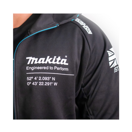 Makita Kapuze Hoodie Jacke XL Polyester Arbeit und Freizeit 98P1818 XL  4 - toolbrothers