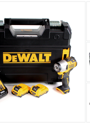 DeWalt DCF 902 D2 Akku Schlagschrauber 12V 168Nm + 2x Akku 2,0 Ah + Lader + Koffer - Toolbrothers