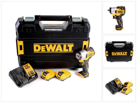 DeWalt DCF 902 D2 Akku Schlagschrauber 12V 168Nm + 2x Akku 2,0 Ah + Lader + Koffer - Toolbrothers