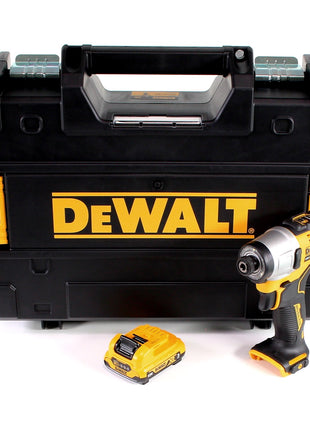 DeWalt DCF 801 NT Akku Schlagschrauber 12V 163Nm 1/4" Brushless + 1x Akku 3,0Ah + TSTAK - ohne Ladegerät - Toolbrothers