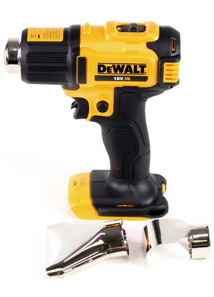 DeWalt DCE 530 D1 Akku Heißluftpistole 18V 530°C + 1x Akku 2,0Ah + 1x Lader + Flächen- und Reflektordüse - Toolbrothers