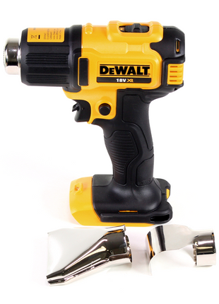 DeWalt DCE 530 N Akku Heißluftpistole 18V 530°C + 1x Akku 5,0Ah + Flächen- und Reflektordüse - ohne Ladegerät - Toolbrothers