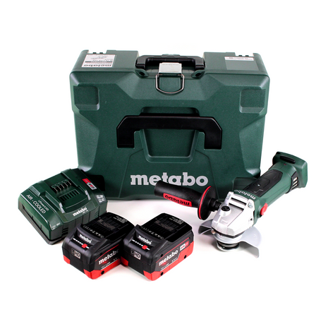 Metabo W 18 LTX 125 Quick Akku Winkelschleifer 18V 125mm ( 602174840 ) + MetaLoc + 2x Akku 5,5 Ah + Ladegerät - Toolbrothers