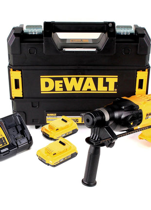 DeWalt DCH 133 D2 Akku Kombihammer 18V 2,6J SDS plus Brushless + 2x Akku 2,0Ah + Ladegerät + TSTAK - Toolbrothers