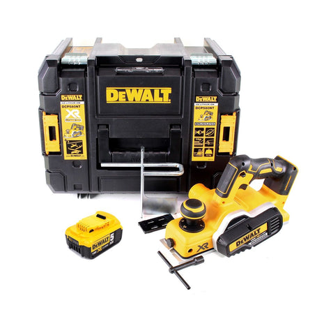 DeWalt DCP 580 NT Akku Hobel 18V 82mm + 1x Akku 5,0Ah + TSTAK - ohne Ladegerät - Toolbrothers