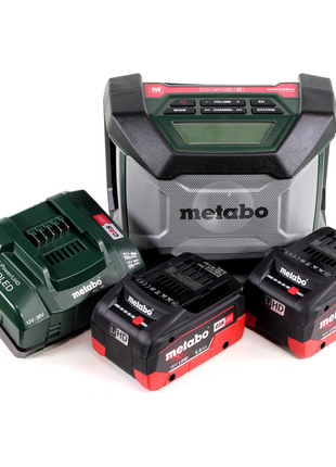 Metabo Akku Baustellenradio R 12-18 BT ( 600777850 ) + 2x Akku 5,5 Ah + Ladegerät - Toolbrothers