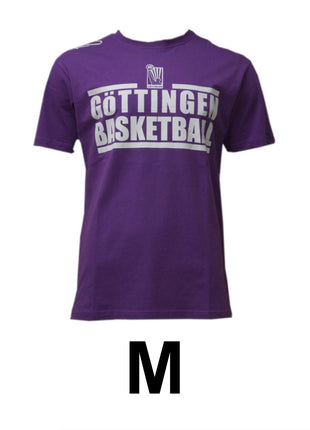 Basketball T-Shirt Göttingen BG Veilchen Größe M Lila 100% Baumwolle K1X - Toolbrothers