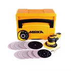 Mirka DEROS 5650CV Exzenterschleifer 125mm/150mm 5,0 Hub Brushless + systainer ( MID5650202CA ) + 110x Schleifscheiben - Toolbrothers