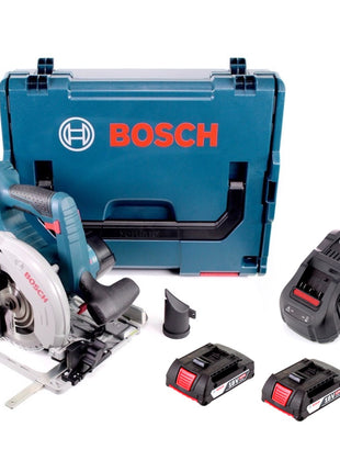 Bosch GKS 18V-57 G Akku Kreissäge 18V 165 mm + 2x Akku 2,0Ah + Ladegerät + L-Boxx - Toolbrothers